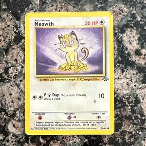 Meowth Pokémon Card